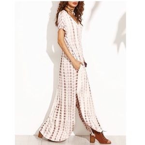 Short Sleeve Tie Dyed Women's Dress Size XL